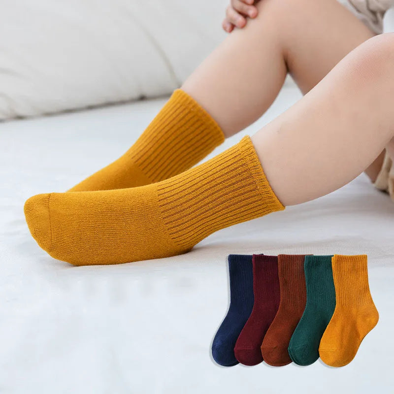 5 Pairs Crew socks