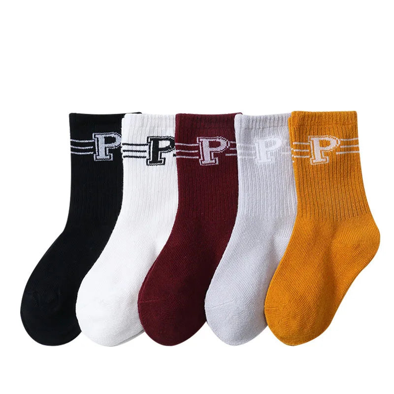 5 Pairs Crew socks