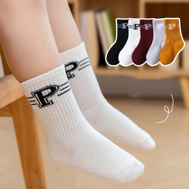 5 Pairs Crew socks