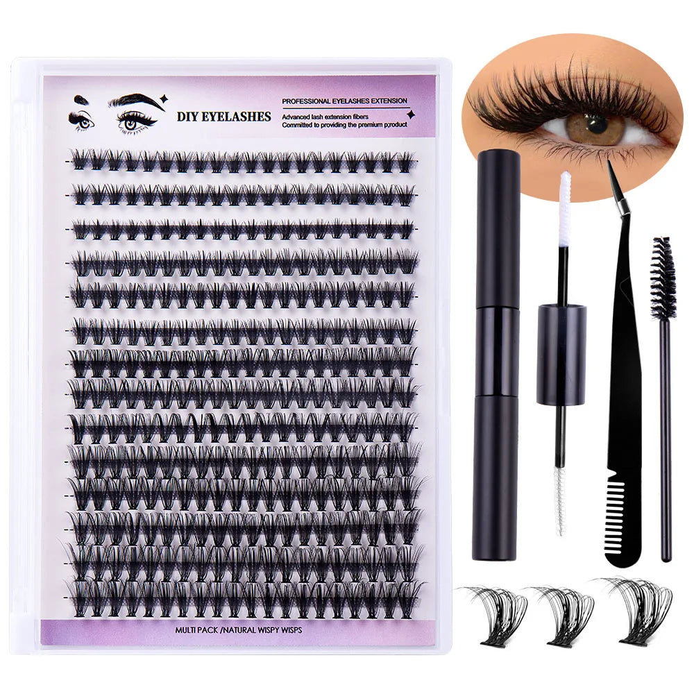 240pcs DIY Eyelash Extension D Curl