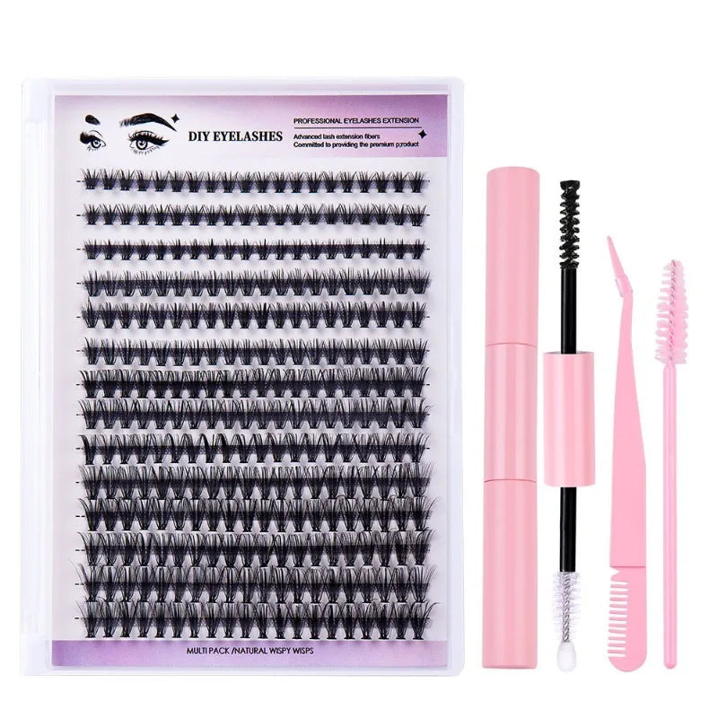 240pcs DIY Eyelash Extension D Curl